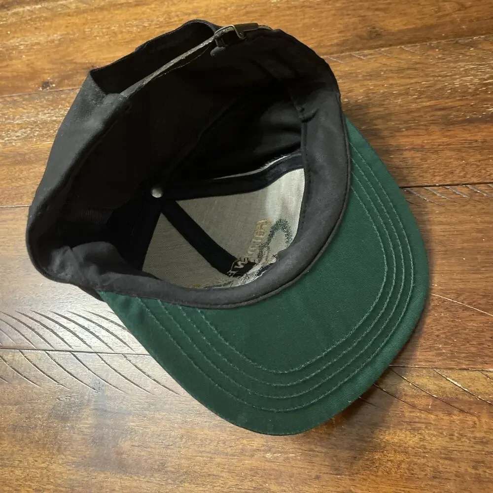 Vintage NRA Embroidered USA GOLDEN EAGLE Member Black Strapback Hat